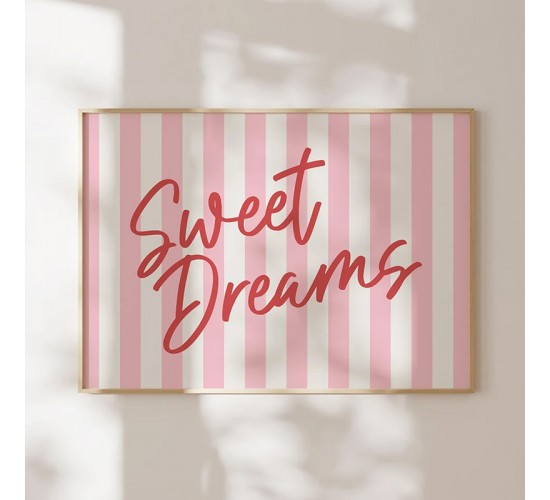 Πίνακας Sweete με ψηφιακή εκτύπωση και πλαίσιο 48x1.5x33εκ Υλικό: SOLID WOOD - 3MM CARDBOARD 409-000061