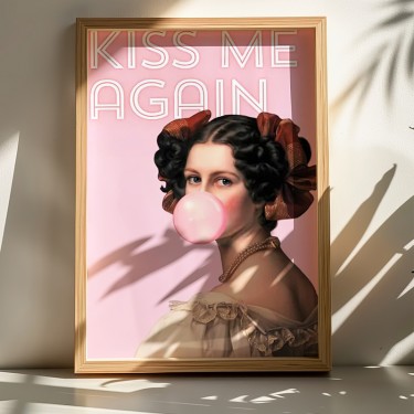 Πίνακας Kister με ψηφιακή εκτύπωση και πλαίσιο 33x1.5x48εκ Υλικό: SOLID WOOD - 3MM CARDBOARD 409-000072