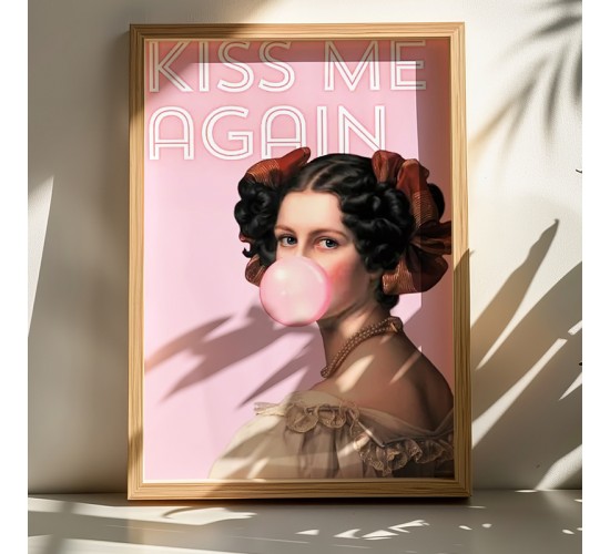 Πίνακας Kister με ψηφιακή εκτύπωση και πλαίσιο 33x1.5x48εκ Υλικό: SOLID WOOD - 3MM CARDBOARD 409-000072