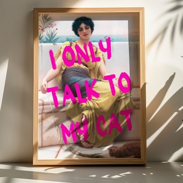 Πίνακας Catem με ψηφιακή εκτύπωση και πλαίσιο 33x1.5x48εκ Υλικό: SOLID WOOD - 3MM CARDBOARD 409-000073