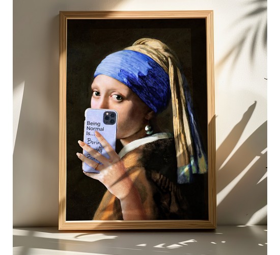 Πίνακας Dorazen με ψηφιακή εκτύπωση και πλαίσιο 33x1.5x48εκ Υλικό: SOLID WOOD - 3MM CARDBOARD 409-000076