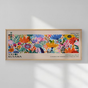 Πίνακας Aben με ψηφιακή εκτύπωση και πλαίσιο 120x2x50εκ Υλικό: SOLID WOOD - 3MM CARDBOARD 409-000079