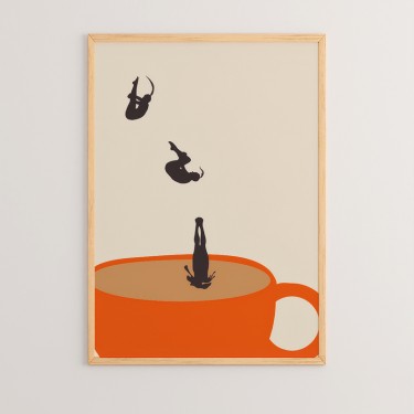 Πίνακας Jany με ψηφιακή εκτύπωση και πλαίσιο 33x1.5x48εκ Υλικό: SOLID WOOD - 3MM CARDBOARD 409-000088