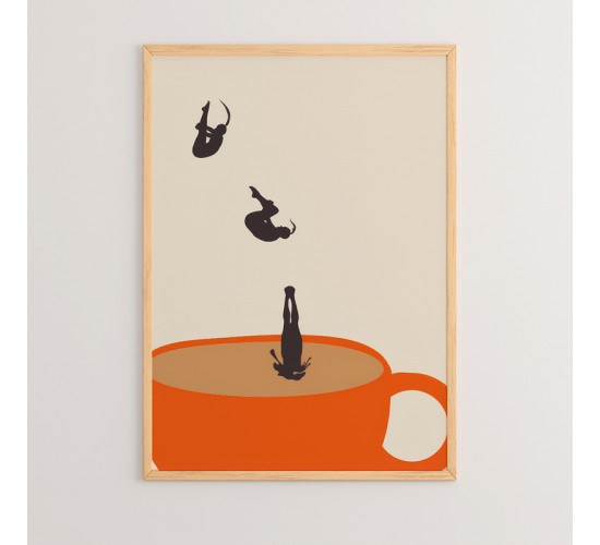 Πίνακας Jany με ψηφιακή εκτύπωση και πλαίσιο 33x1.5x48εκ Υλικό: SOLID WOOD - 3MM CARDBOARD 409-000088