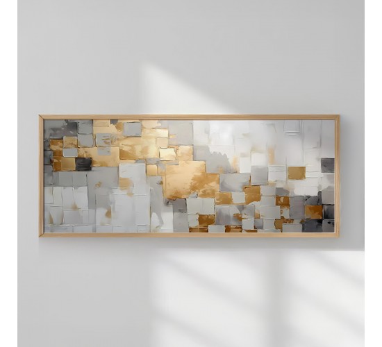 Πίνακας Quane με ψηφιακή εκτύπωση και πλαίσιο 120x2x50εκ Υλικό: SOLID WOOD - 3MM MDF 409-000089