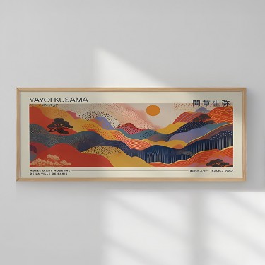 Πίνακας Colory με ψηφιακή εκτύπωση και πλαίσιο 120x2x50εκ Υλικό: SOLID WOOD - 3MM MDF 409-000092