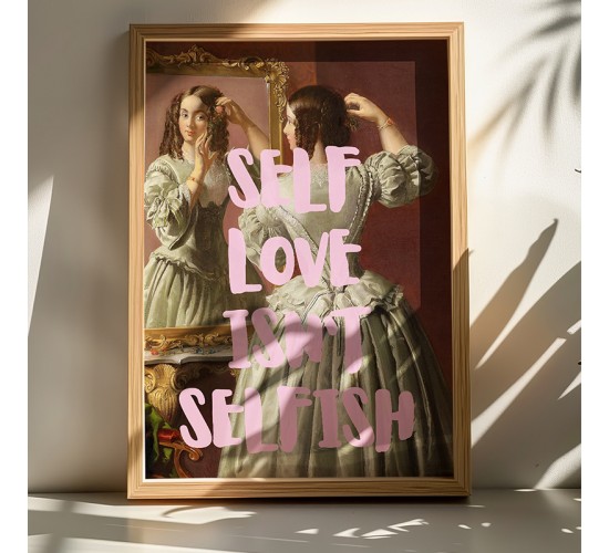 Πίνακας Selef με ψηφιακή εκτύπωση και πλαίσιο 50x2x70εκ Υλικό: SOLID WOOD - 3MM CARDBOARD 409-000115