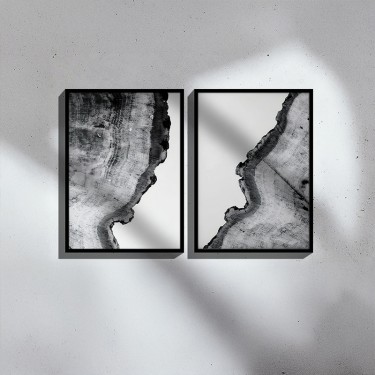 Πίνακας Nepen I δίπτυχος με ψηφιακή εκτύπωση και πλαίσιο 33x1.5x48εκ Υλικό: SOLID WOOD - 3MM CARDBOARD 409-000145