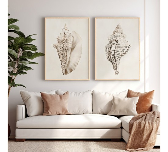 Πίνακας Hanzel δίπτυχος με ψηφιακή εκτύπωση και πλαίσιο 33x1.5x48εκ Υλικό: SOLID WOOD - 3MM CARDBOARD 409-000157