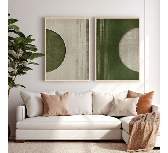 Πίνακας Bamban δίπτυχος με ψηφιακή εκτύπωση και πλαίσιο 33x1.5x48εκ Υλικό: SOLID WOOD - 3MM CARDBOARD 409-000172