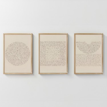 Πίνακας Fouldy τρίπτυχος με ψηφιακή εκτύπωση και πλαίσιο 33x1.5x48εκ Υλικό: SOLID WOOD - 3MM CARDBOARD 409-000186