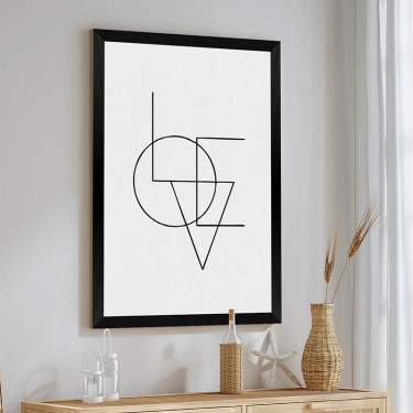 Πίνακας Felora με ψηφιακή εκτύπωση και πλαίσιο 33x1.5x48εκ Υλικό: PRINT - 3MM MDF 409-000305