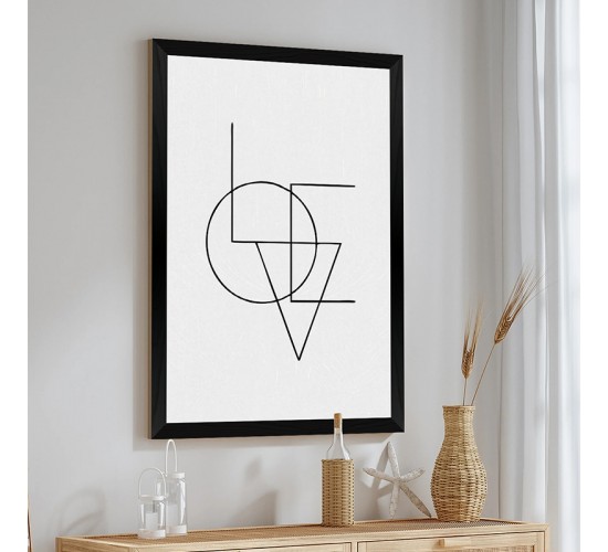 Πίνακας Felora με ψηφιακή εκτύπωση και πλαίσιο 33x1.5x48εκ Υλικό: PRINT - 3MM MDF 409-000305