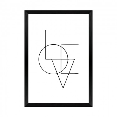 Πίνακας Felora με ψηφιακή εκτύπωση και πλαίσιο 33x1.5x48εκ Υλικό: PRINT - 3MM MDF 409-000305