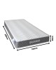 Στρώμα Dreamer pocket spring compressed διπλής όψης 20cm 100x200εκ Υλικό: POCKET SPRING MATTRESS  - FOAM 411-000002