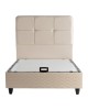 Κρεβάτι ημίδιπλο Punto με αποθηκευτικό χώρο κρεμ βελούδο 120x200εκ Υλικό: MELAMINE CHIPBOARD - SPONGE - FOAM - VELVET - PP 424-000001