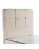 Κρεβάτι ημίδιπλο Punto με αποθηκευτικό χώρο κρεμ βελούδο 120x200εκ Υλικό: MELAMINE CHIPBOARD - SPONGE - FOAM - VELVET - PP 424-000001