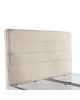 Κρεβάτι διπλό Linteda με αποθηκευτικό χώρο κρεμ βελούδο 160x200εκ 424-000008