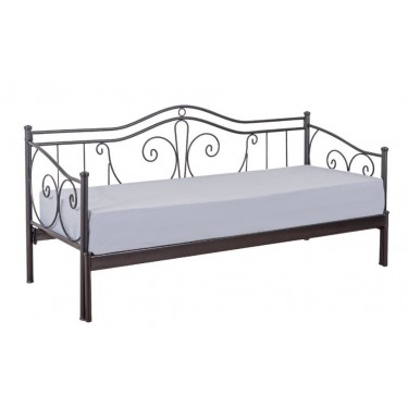KPS/ EVELYN 3ΘΕΣΙΟΣ ΚΑΝΑΠΕΣ ΑΝΘΡΑΚΙ ΔΙΠΛΟ ΚΡΕΒΑΤΙ ΜΕΤΑΛΛΙΚΟΣ ΜΑΖΙ ΜΕ ΣΤΡΩΜΑΤΑ ΕΛΛΗΝΙΚΗΣ ΚΑΤΑΣΚΕΥΗΣ 75/150Χ200 ΕΚ 01.14.114 3018