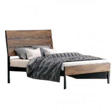 KPS/ ΛΥΔΙΑ ΚΡΕΒΑΤΙ ΞΥΛΙΝΟ-ΜΕΤΑΛΛΙΚΟ ΜΟΝΟ ΕΛΛΗΝΙΚΗΣ ΚΑΤΑΣΚΕΥΗΣ ΓΙΑ ΣΤΡΩΜΑ 90Χ200 ΕΚ 01.30.130 3080