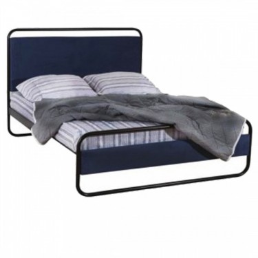 KPS/ ΦΕΛΙΤΣΙΑ ΚΡΕΒΑΤΙ ΜΕΤΑΛΛΙΚΟ ΜΕ ΥΦΑΣΜΑΤΙΝΟ ΚΕΦΑΛΑΡΙ ΜΟΝΟ ΕΛΛΗΝΙΚΗΣ ΚΑΤΑΣΚΕΥΗΣ ΓΙΑ ΣΤΡΩΜΑ 90Χ200 ΕΚ 01.30.169 3178