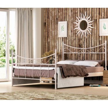 KPS/ ΥΒΟΝΝΗ ΚΡΕΒΑΤΙ ΜΕΤΑΛΛΙΚΟ ΔΙΠΛΟ ΕΛΛΗΝΙΚΗΣ ΚΑΤΑΣΚΕΥΗΣ ΓΙΑ ΣΤΡΩΜΑ 160Χ190 ΕΚ 01.30.198-1 3280