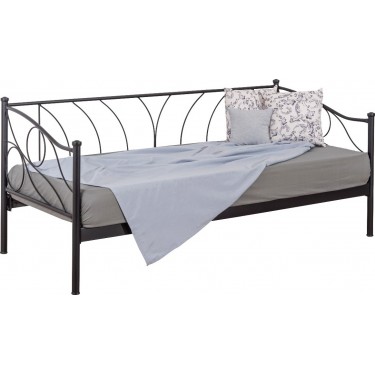 KPS/  ΔΑΦΝΗ ΚΡΕΒΑΤΙ-ΚΑΝΑΠΕΣ ΜΕΤΑΛΛΙΚΟ ΜΟΝΟ ΜΕ ΤΑΒΛΕΣ ΕΛΛΗΝΙΚΗΣ ΚΑΤΑΣΚΕΥΗΣ ΓΙΑ ΣΤΡΩΜΑ 90Χ200 ΕΚ 04.02.57 3350