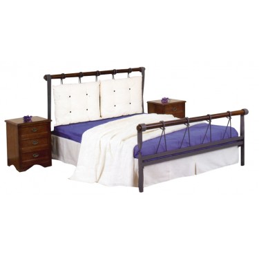 KPS/ ΟΠΤΑΣΙΑ ΚΡΕΒΑΤΙ ΞΥΛΟ-ΜΕΤΑΛΛΟ ΜΑΣΙΦ ΥΠΕΡΔΙΠΛΟ ΕΛΛΗΝΙΚΗΣ ΚΑΤΑΣΚΕΥΗΣ 160Χ200 ΕΚ 01.00.11B-1 3904