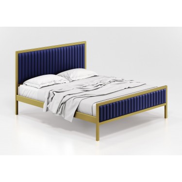 KPS/QUEEN BED EΛΛΗΝΙΚΗΣ ΚΑΤΑΣΚΕΥΗΣ ΜΕΤΑΛΛΟ&amp;ΥΦΑΣΜΑ 150Χ200ΕΚ 01.03.28-1 4426