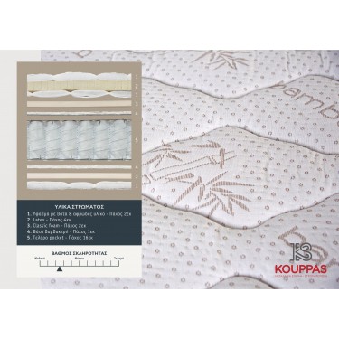 KPS ΣΤΡΩΜΑ BODYFEEL ANATOMIC 150X200X30ΕΚ ARGANOIL 08.02.33 5092