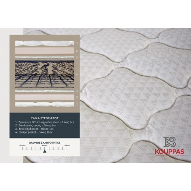 KPS ΣΤΡΩΜΑ BODYFEEL ORTHOPEDIC 150X200X30ΕΚ ARGANOIL 08.02.153 5265
