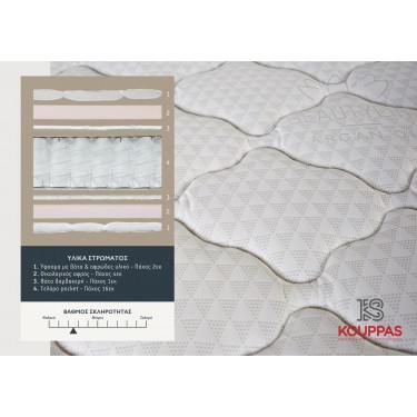KPS ΣΤΡΩΜΑ BODYFEEL ANATOMIC 130X190X30ΕΚ  ARGANOIL 08.02.31-1 5408
