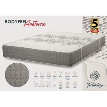 KPS ΣΤΡΩΜΑ BODYFEEL ANATOMIC 170Χ190X30ΕΚ TECHNOLOGY 08.02.65-1 5558