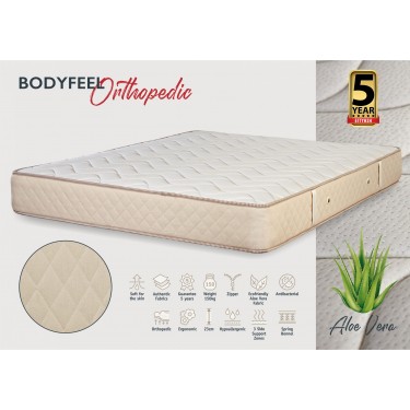 KPS ΣΤΡΩΜΑ BODYFEEL ORTHOPΕDIC 090X190X23ΕΚ ALOE VERA 08.02.207-1 5721