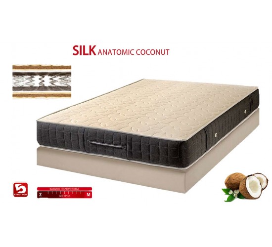 KPS ΣΤΡΩΜΑ SILK ANATOMIC COCONUT 110X200X26EK 08.01.80 6677 KPS ΣΤΡΩΜΑ SILK ANATOMIC COCONUT 110X200X26EK 08.01.80 6677