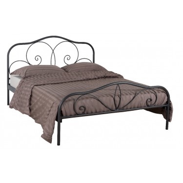 ΡΑΛΛΙΑ ΚΡΕΒΑΤΙ ΜΕΤΑΛΛΙΚΟ ΜΑΥΡΟ ΔΙΠΛΟ ΕΛΛΗΝΙΚΗΣ ΚΑΤΑΣΚΕΥΗΣ ΓΙΑ ΣΤΡΩΜΑ 150Χ190ΕΚ. ΜΕ ΤΑΒΛΕΣ 01.30.168B 7730