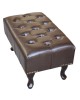 ΤΑΜΠΟΥΡΕ ΥΠΟΠΟΔΙΟ T.CHESTERFIELD EMMA HM226.01 PU 80x44x39Y εκ.ΣΚ.ΚΑΦΕ