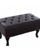 ΤΑΜΠΟΥΡΕ ΥΠΟΠΟΔΙΟ T.CHESTERFIELD EMMA HM226.01 PU 80x44x39Y εκ.ΣΚ.ΚΑΦΕ