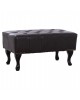 ΤΑΜΠΟΥΡΕ ΥΠΟΠΟΔΙΟ T.CHESTERFIELD EMMA HM226.01 PU 80x44x39Y εκ.ΣΚ.ΚΑΦΕ