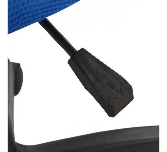 ΚΑΡΕΚΛΑ ΓΡΑΦΕΙΟΥ AKHILA HM1026.06 ΜΠΛΕ ΥΦΑΣΜΑ MESH 40,5x50,5x91,5 εκ.