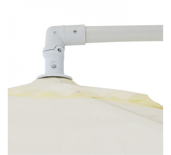 ΟΜΠΡΕΛΑ ΚΡΕΜΑΣΤΗ NOBLE Φ300x237cm. ΣΤΡΟΓΓΥΛΗ ΣΕ ΒΑΣΗ ΜΕ 4 ΠΟΔΙΑ HM6008