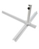 ΟΜΠΡΕΛΑ ΚΡΕΜΑΣΤΗ NOBLE Φ300x237cm. ΣΤΡΟΓΓΥΛΗ ΣΕ ΒΑΣΗ ΜΕ 4 ΠΟΔΙΑ HM6008