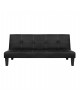 ΚΑΝΑΠΕΣ ΚΡΕΒΑΤΙ 3Θ HM3002.02 ΜΑΥΡΟΣ PU ΜΕ ΓΑΖΙΑ 186x90x82 3θέσιος