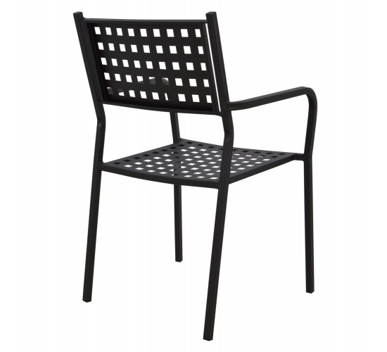 ΠΟΛΥΘΡΟΝΑ ΜΕΤΑΛΛΙΚΗ HM5031.01 ZETA ΣΕ ΜΑΥΡΟ ΜΑΤ ΧΡΩΜΑ 54x51x84Υεκ