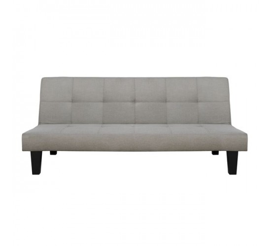 ΚΑΝΑΠΕΣ ΚΡΕΒΑΤΙ ODESSA HM3000.01 ΥΦΑΣΜΑ ΜΠΕΖ 179x80x79 εκ. 3θέσιος