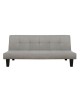 ΚΑΝΑΠΕΣ ΚΡΕΒΑΤΙ ODESSA HM3000.01 ΥΦΑΣΜΑ ΜΠΕΖ 179x80x79 εκ. 3θέσιος