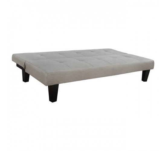 ΚΑΝΑΠΕΣ ΚΡΕΒΑΤΙ ODESSA HM3000.01 ΥΦΑΣΜΑ ΜΠΕΖ 179x80x79 εκ. 3θέσιος