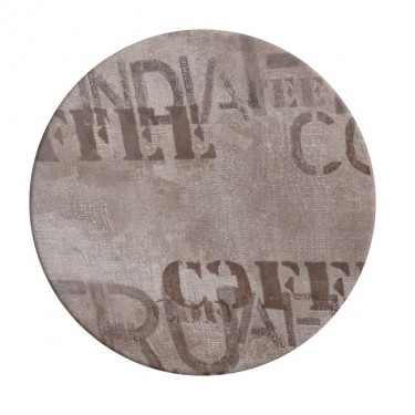 ΕΠΙΦΑΝΕΙΑ ΤΡΑΠΕΖΙΟΥ 710 WERZALIT Φ60Χ2.5εκ. ΣΕ COFFEE BROWN ΧΡΩΜΑ HM5227.06