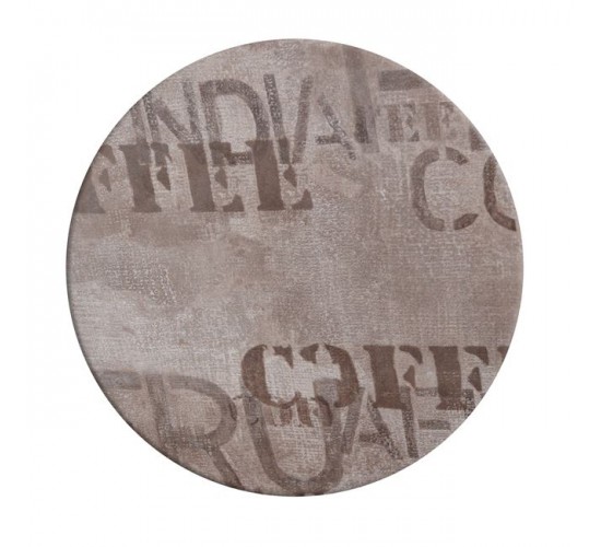 ΕΠΙΦΑΝΕΙΑ ΤΡΑΠΕΖΙΟΥ 710 WERZALIT Φ60Χ2.5εκ. ΣΕ COFFEE BROWN ΧΡΩΜΑ HM5227.06