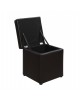 ΣΚΑΜΠΩ ΜΕ ΑΠΟΘΗΚΕΥΤΙΚΟ ΧΩΡΟ PU ΚΑΦΕ CUBE HM224.03 36,5x36,5x36Υεκ.